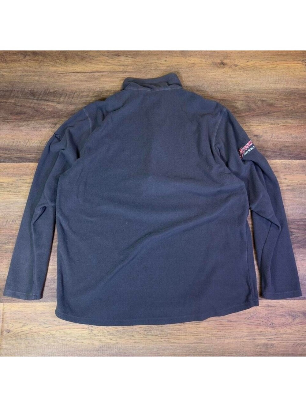 Eddie Bauer Leinenkugels Quarter Zip Fleece Mens 2XL Gray - Picture 2 of 7